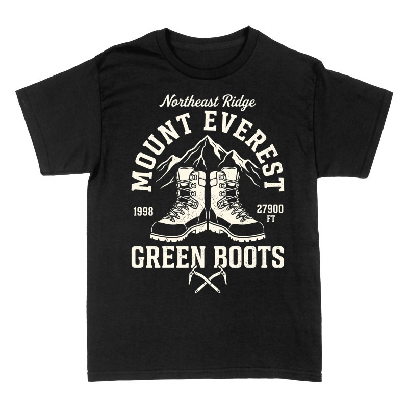 Magliette: Green Boots Monte Everest alpinismo