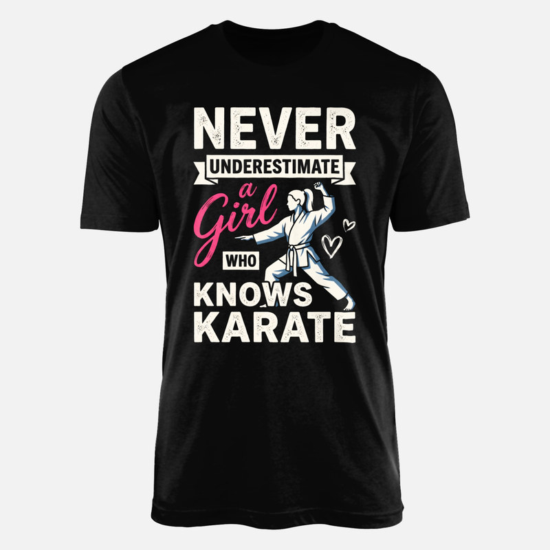 Magliette: Ragazza che fa karate