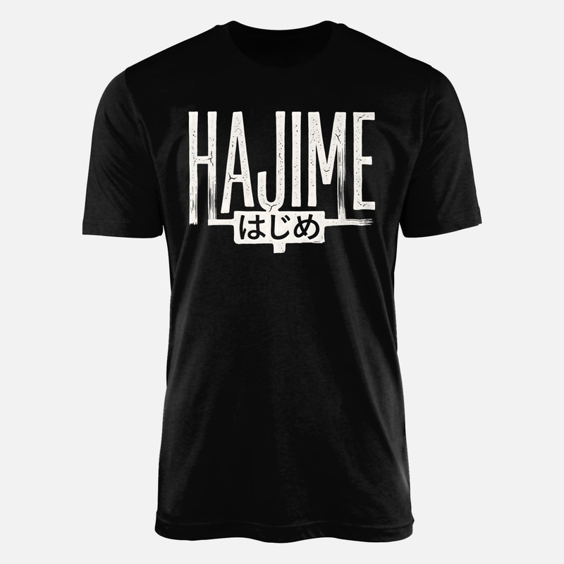 Magliette: Hajime arti marziali stile grunge