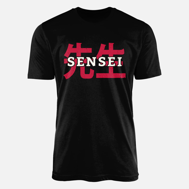 Magliette: Sensei e kanji giapponese