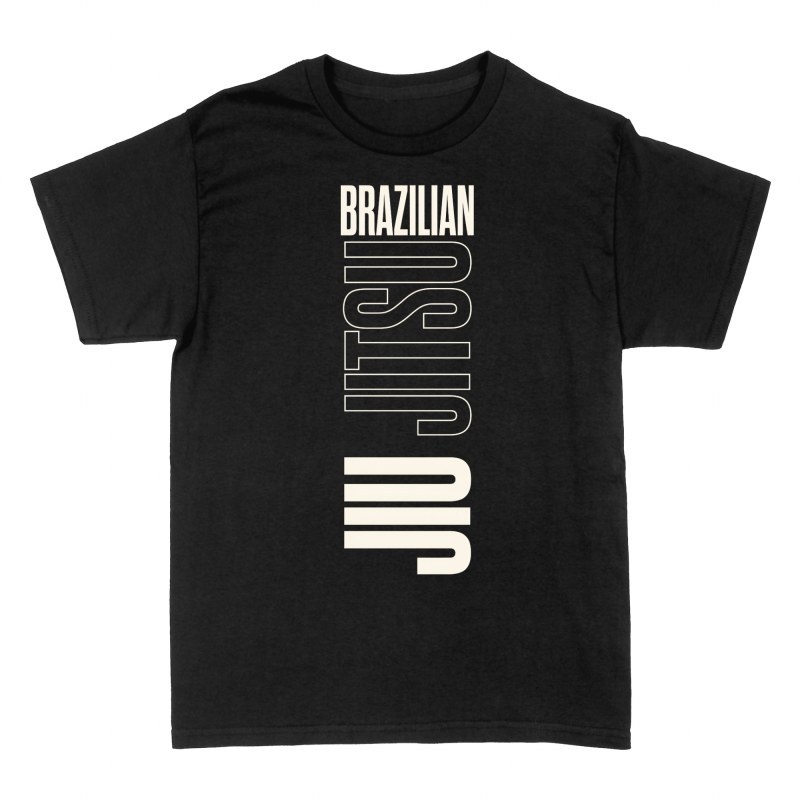 Magliette: Brazilian Jiu Jitsu testo verticale