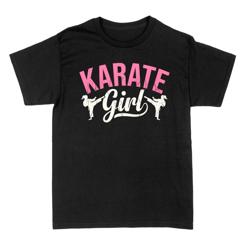 Magliette: Karate girl calcio marziale