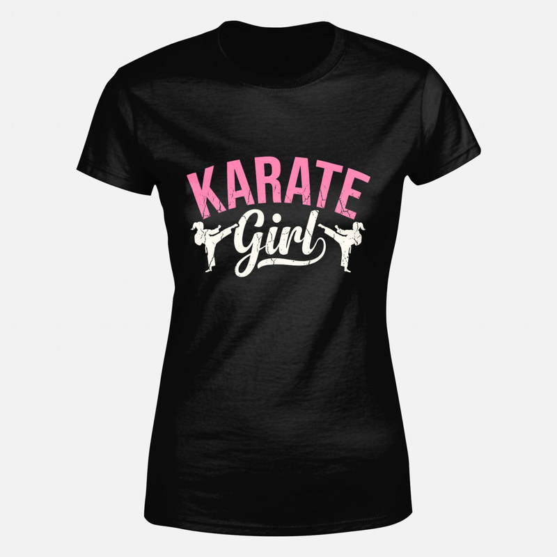 Magliette: Karate girl calcio marziale