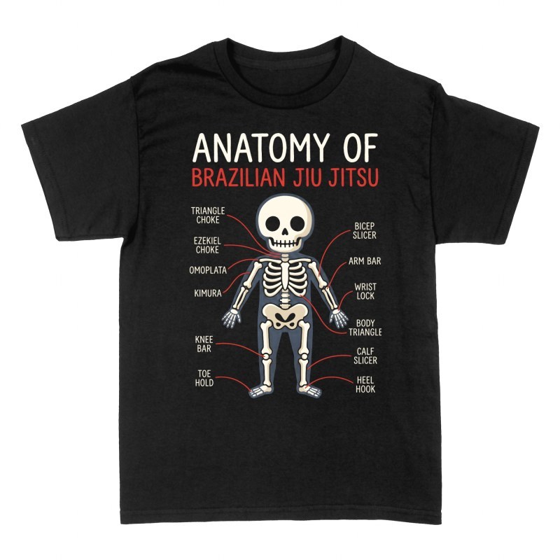 Magliette: Anatomia del brazilian jiu jitsu