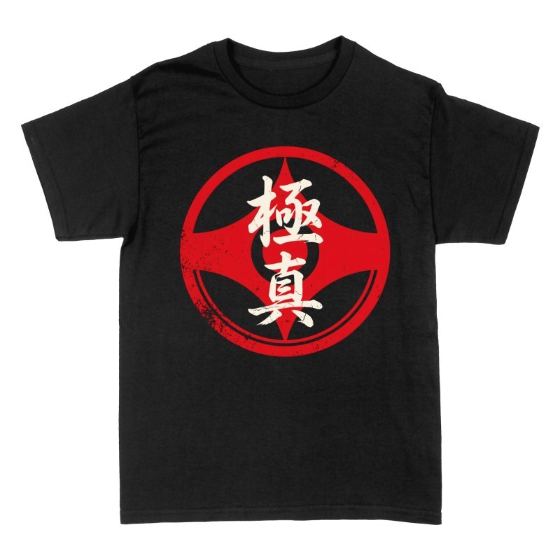 Magliette: Simbolo Kanku Kyokushin karate e kanji