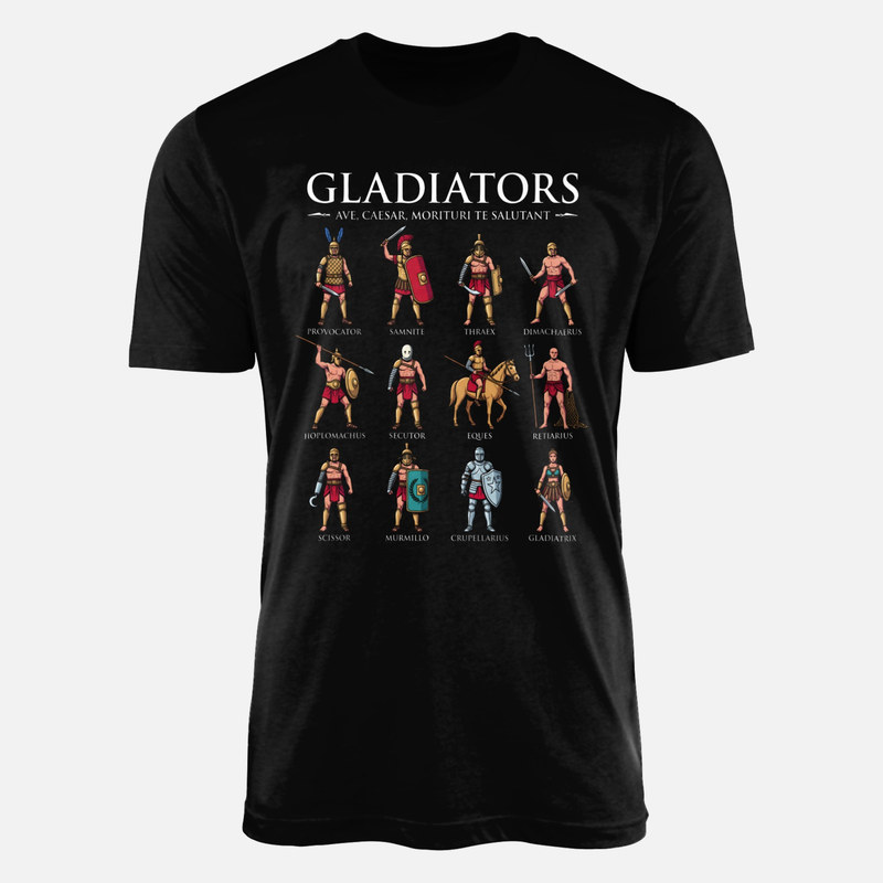Magliette: Guida ai gladiatori romani