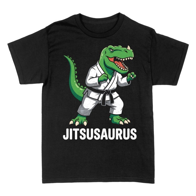 Magliette: Dinosauro T-Rex jiu-jitsu combattente