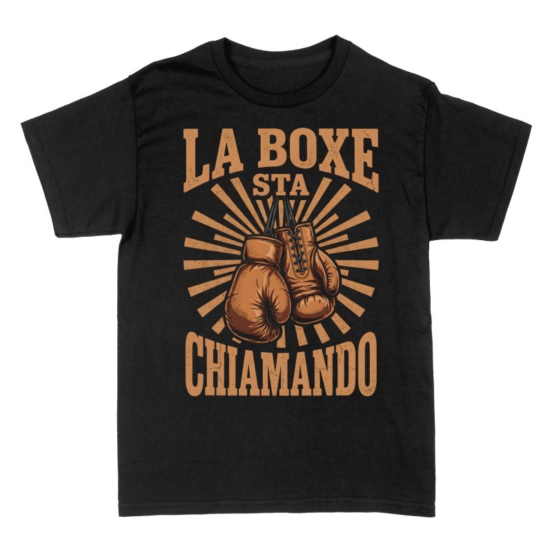 Magliette: La boxe sta chiamando
