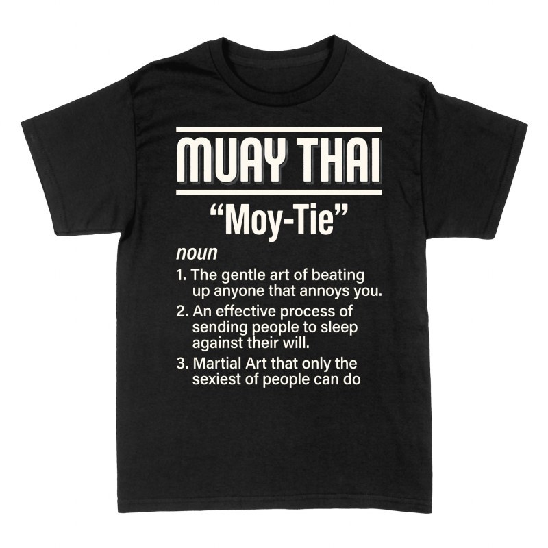Magliette: Definizione divertente Muay Thai