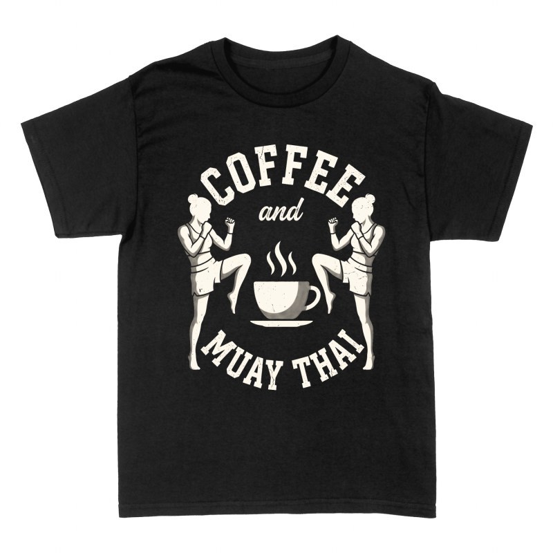 Magliette: Caff&egrave; e Muay Thai vintage