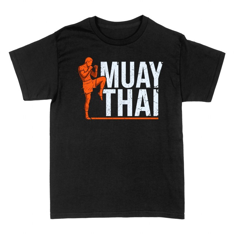 Magliette: Combattente di Muay Thai in guardia