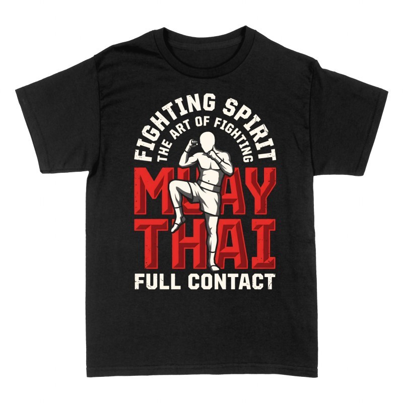 Magliette: Lottatore Muay Thai full contact