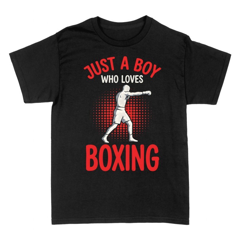 Magliette: Ragazzo che ama la boxe