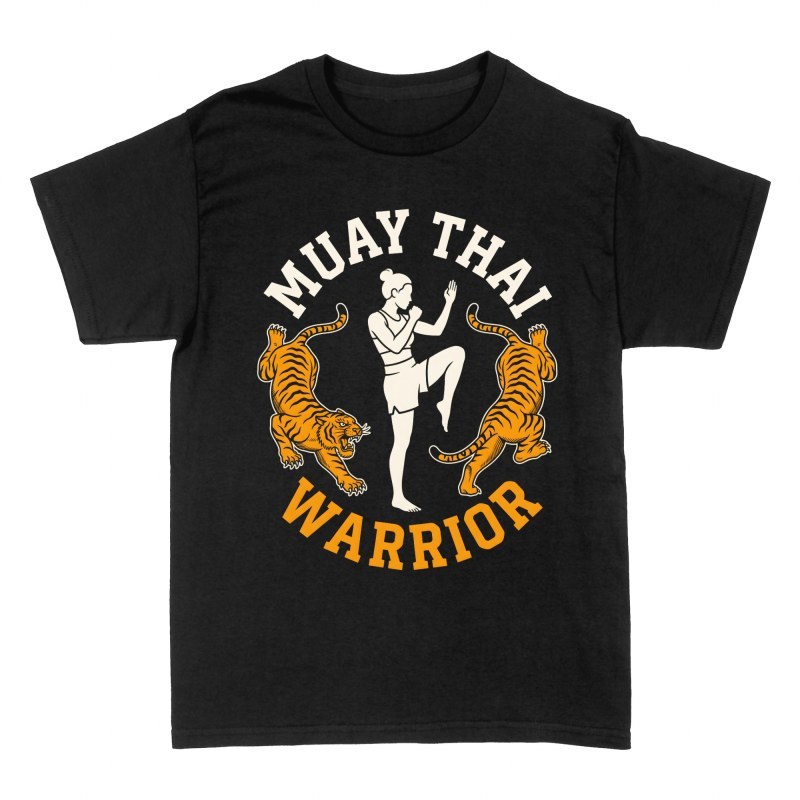 Magliette: Guerriera Muay Thai e tigri