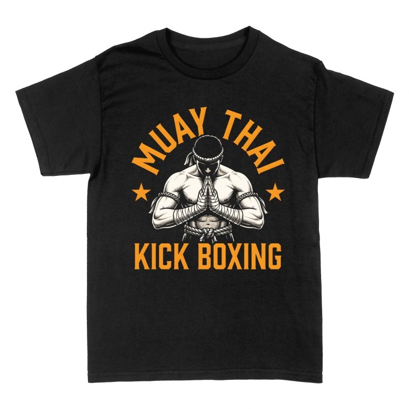 Magliette: Lottatore Muay Thai in rispetto Wai