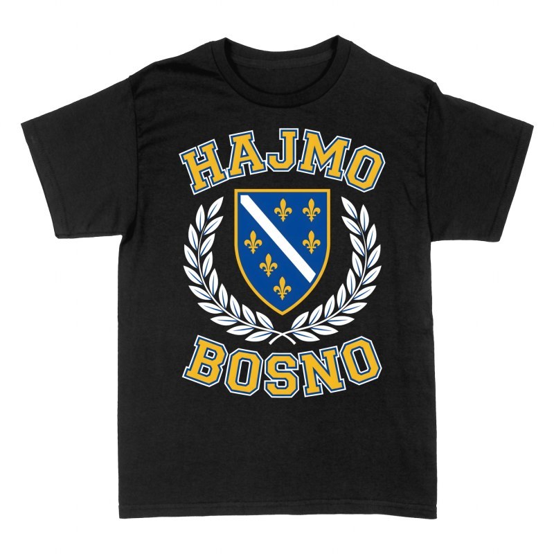 Magliette: Stemma bosniaco con giglio e alloro