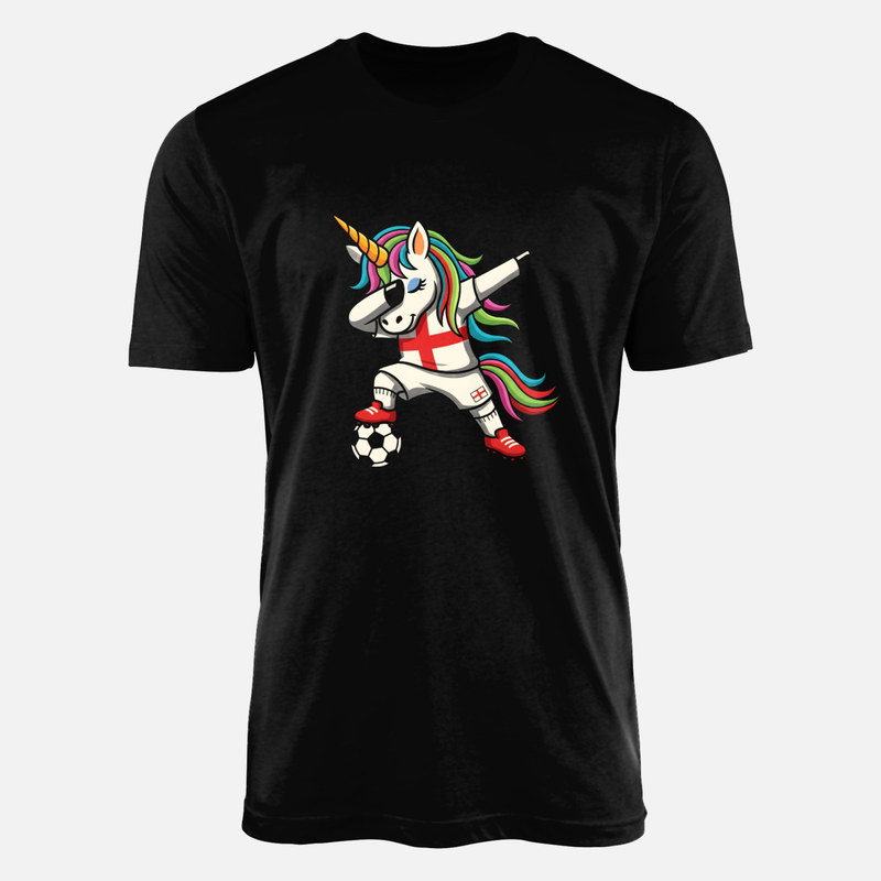 Magliette: Unicorno dabbing calcio Inghilterra