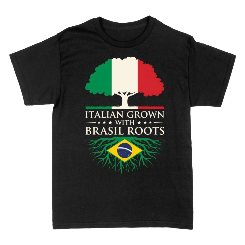 Magliette: Albero radici italo-brasiliane