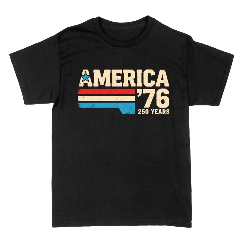 Magliette: America 76 250 Anni stile retr&ograve;
