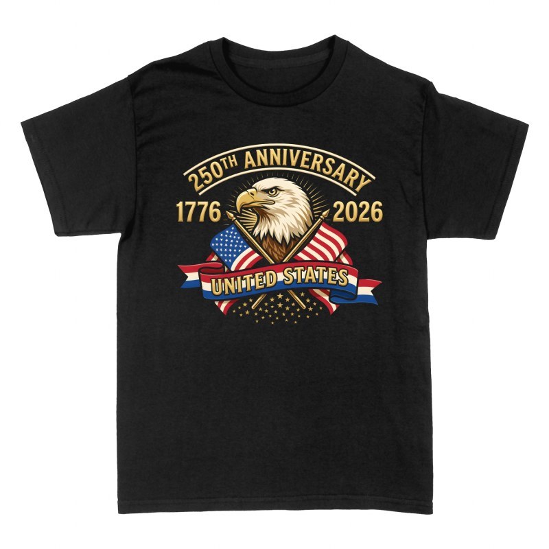 Magliette: Aquila 250 anniversario USA
