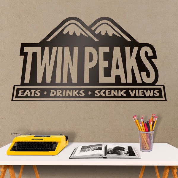 Adesivi Murali: Twin Peaks Restaurant logo