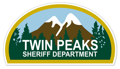 Adesivi Murali: Dipartimento dello sceriffo di Twin Peaks 0