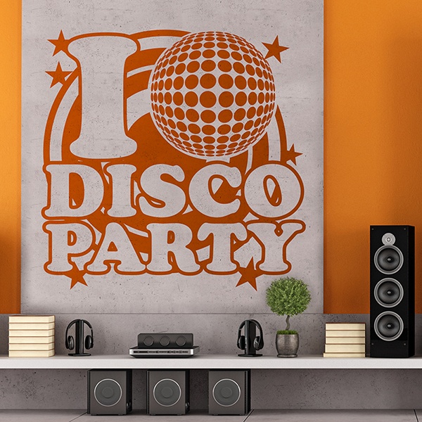 Adesivi Murali: Disco Party