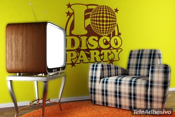 Adesivi Murali: Disco Party