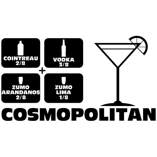Adesivi Murali: Cocktail Cosmopolitan