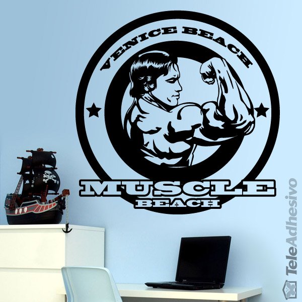 Adesivi Murali: Arnold Muscle