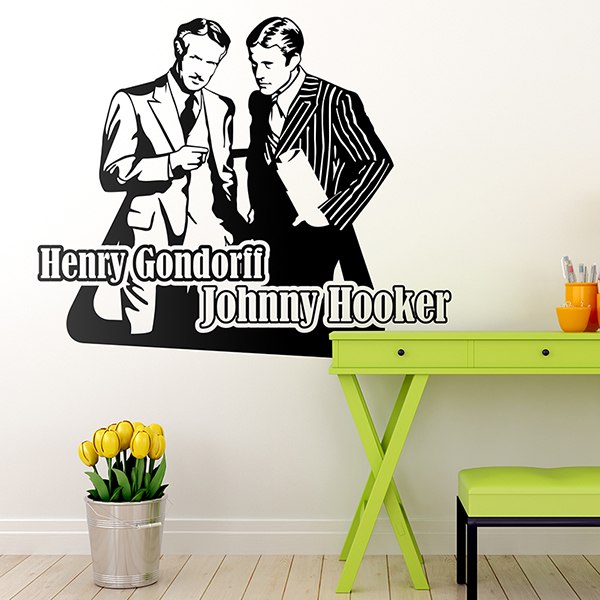 Adesivi Murali: Johnny Hooker e Henry Gondorff