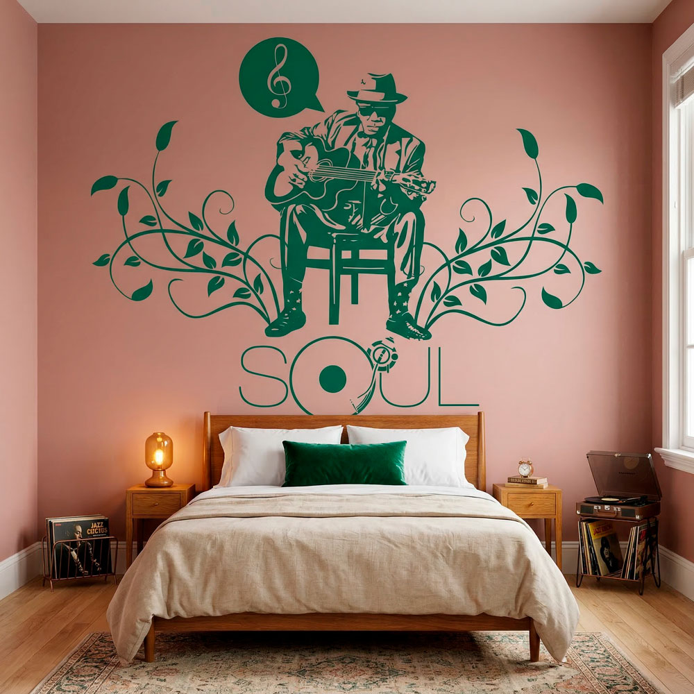 Adesivi Murali: Soul, John Lee Hooker