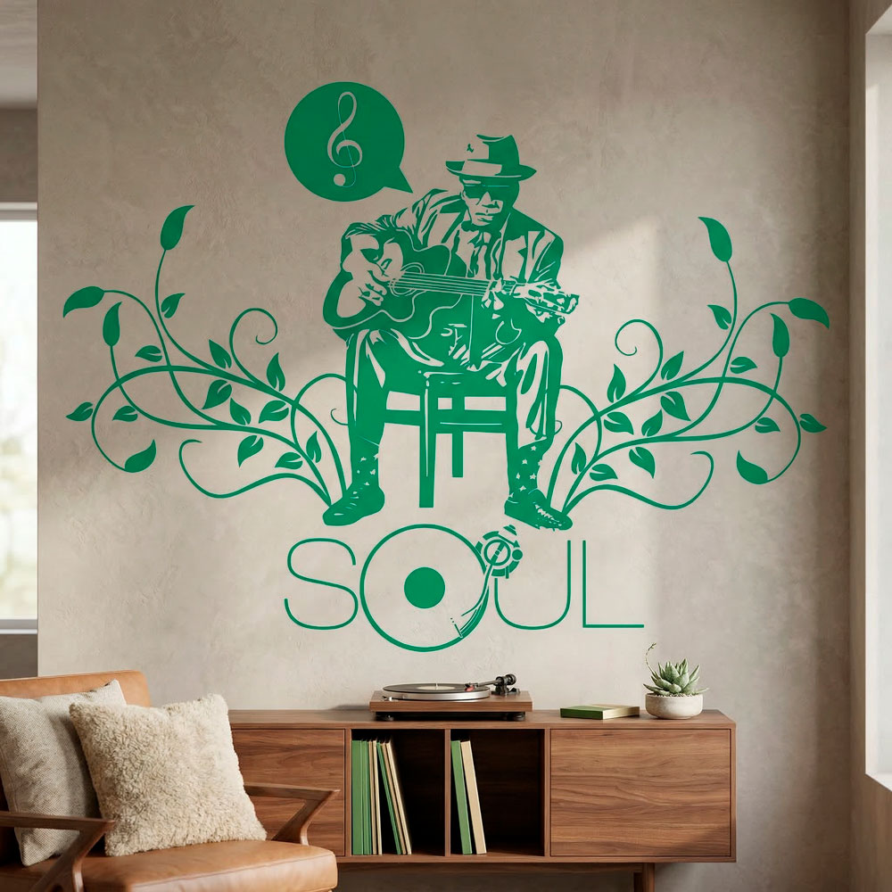 Adesivi Murali: Soul, John Lee Hooker