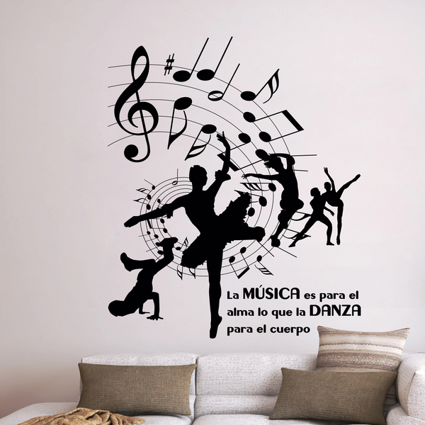 Adesivi Murali: Musica e Danza