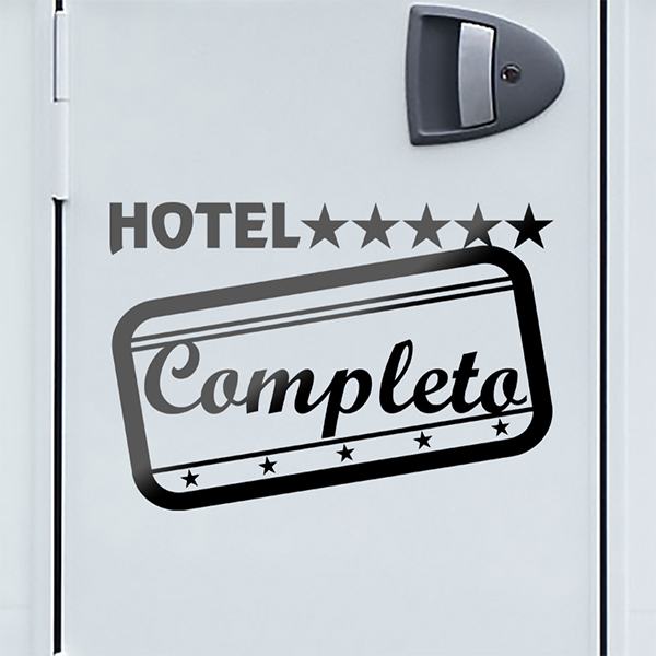 Adesivi per camper: Hotel Completo