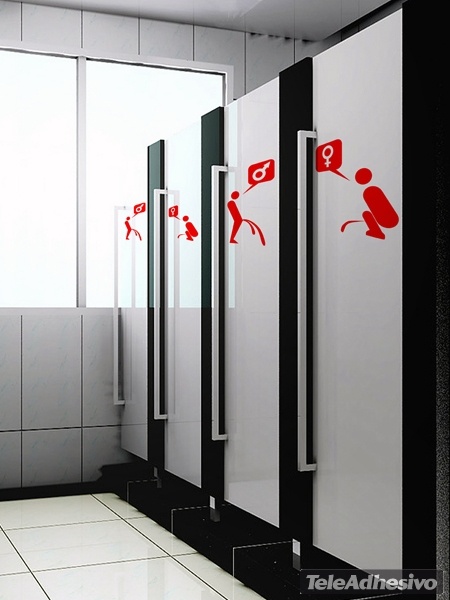WC uomo e donna umoristico 2/2