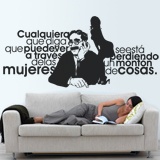 Adesivi Murali: Groucho Donne 2