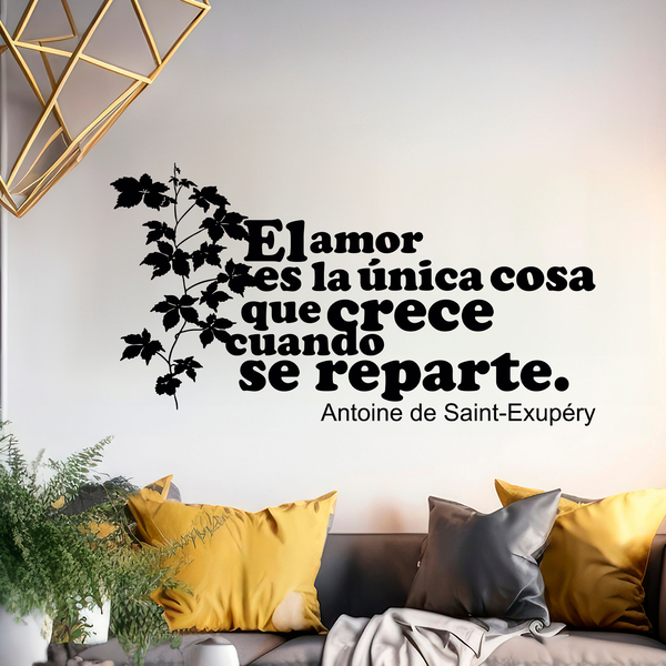 Adesivi Murali: Amor Crece Exupery