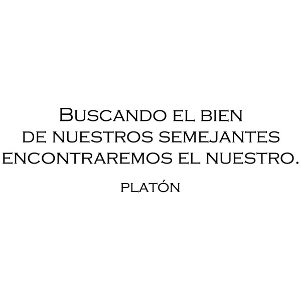 Adesivi Murali: Buscando el bien - Platón