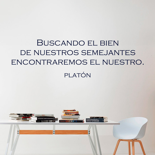 Adesivi Murali: Buscando el bien - Platón