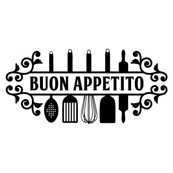 Adesivi Murali: Buon Appetito