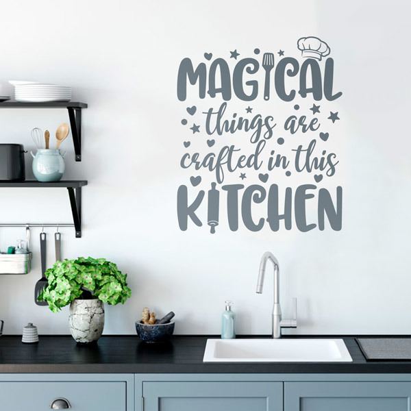 Adesivi Murali: Magic Kitchen in Inglese