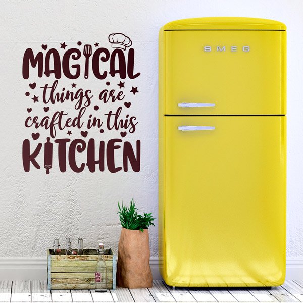 Adesivi Murali: Magic Kitchen in Inglese