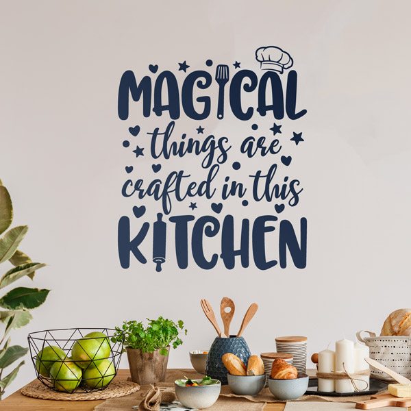 Adesivi Murali: Magic Kitchen in Inglese