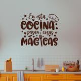 Adesivi Murali: Cucina Magica in Spagnolo 3