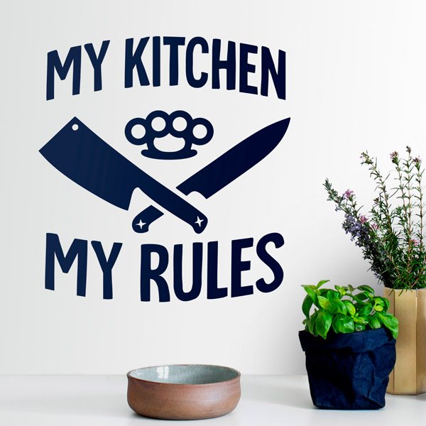 Adesivi Murali: My Kitchen my Rules