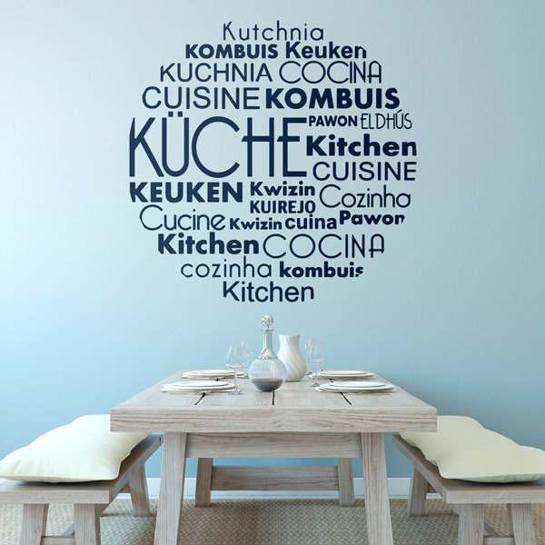 Adesivi Murali: Lingue di Cucina in Tedesco