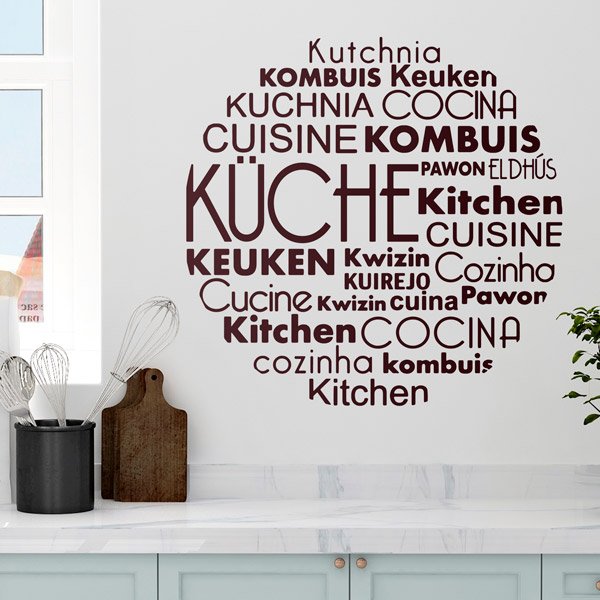 Adesivi Murali: Lingue di Cucina in Tedesco