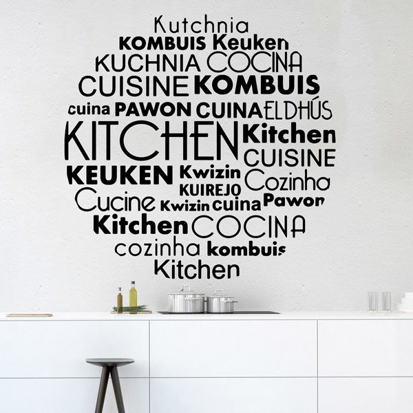 Adesivi Murali: Lingue di Cucina in Inglese