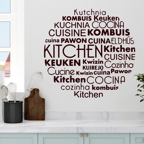 Adesivi Murali: Lingue di Cucina in Inglese
